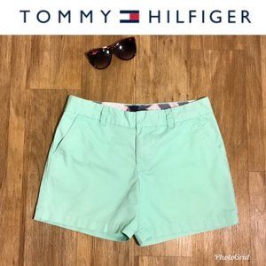 Tommy Hilfiger Mint Flat Front Shorts